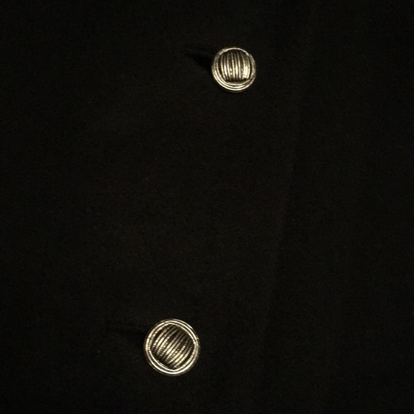 Stunning Black Fully Lined Cashmere Coat - Picture 4 of 6